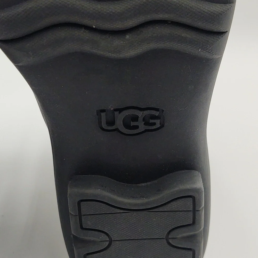 UGG Lace Up Boots Brown Suede Leather 7.5 Hiking Gorpcore Après Ski